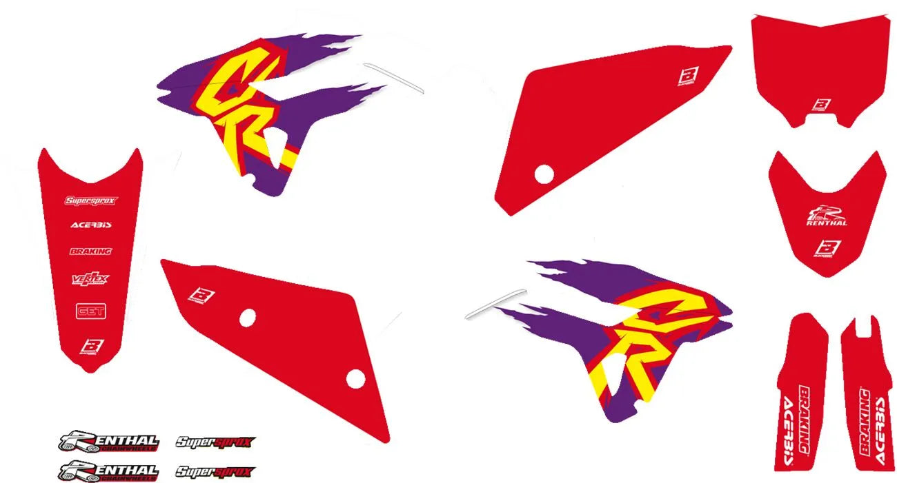 BLACKBIRD RACING Graphic Kit Retro med Sadelöverdrag bild 3 PMMEDIA:64fdbcaf08bf673d
