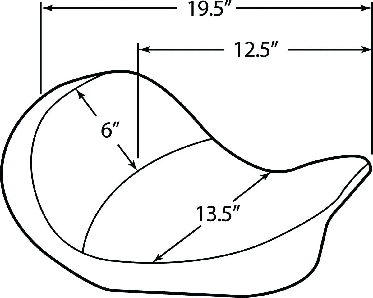 DRAG SPECIALTIES SEATS Solo-sadel med EZ Glide II™ ryggstöd bild 14 PMMEDIA:70b3db8c6fd915ed