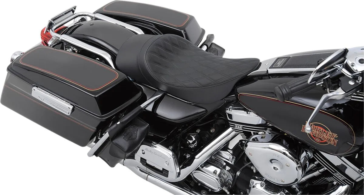 Drag Specialties Seats EZ-ON Mount Forward Low Solo Seat Sadlar Harley Touring bild 7 PMMEDIA:e45472b9919dfde4