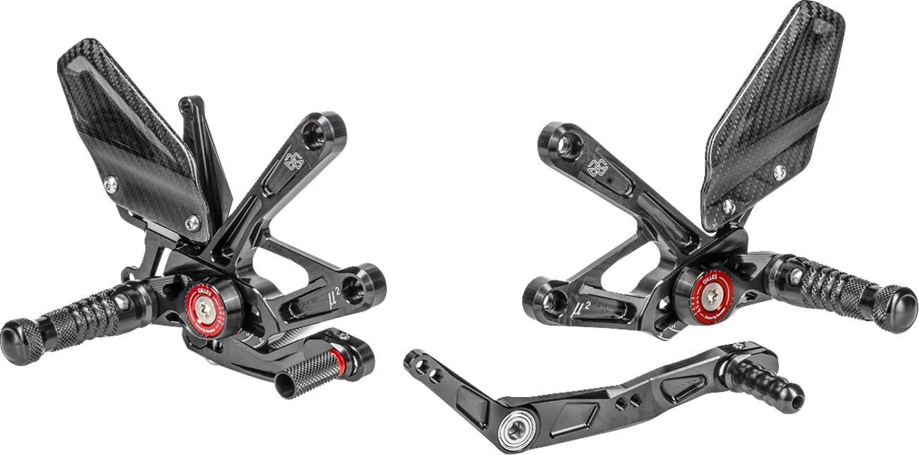 GILLES TOOLING MUE2 Rearset Bakre Fotpinnar Yamaha Svart bild 1 PMMEDIA:7f4a343fd212c046