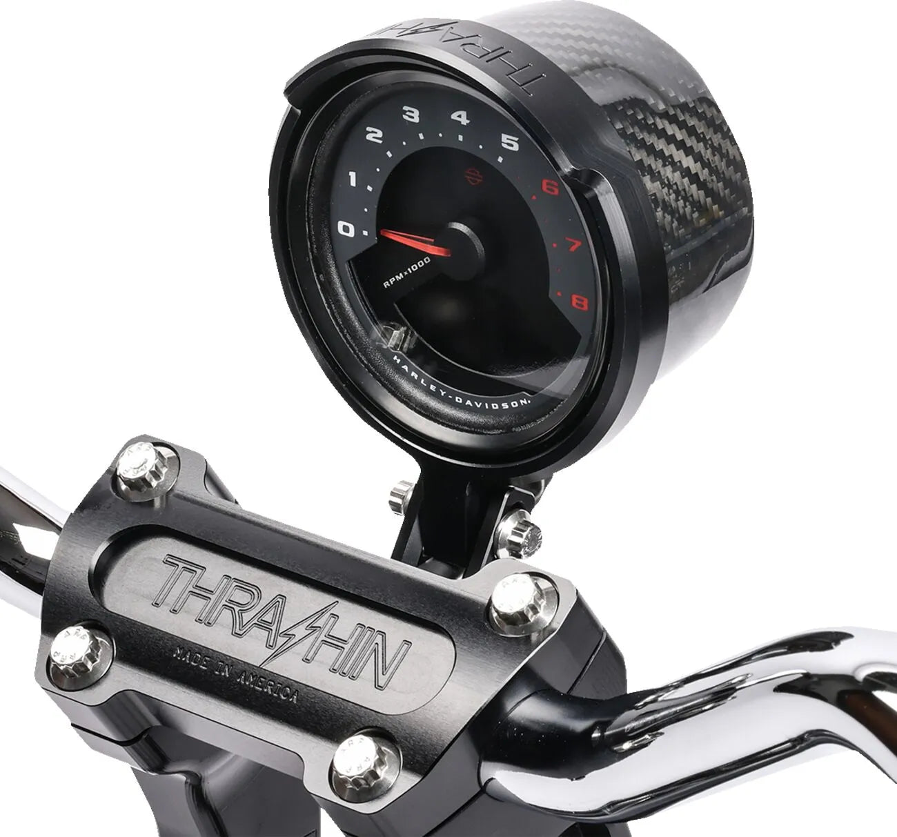 Thrashin Supply Co Softail Gauge Relocation Kit Hastighetsmätare bild 20 PMMEDIA:451adf1924504479