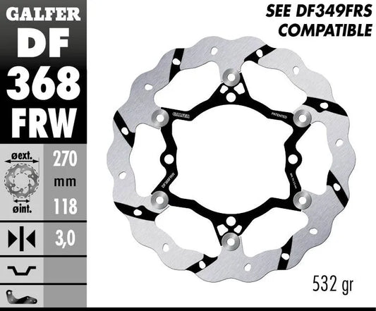 GALFER Bromsskiva Floating Wave Grooved bild 2 PMMEDIA:ec51543741242fb0