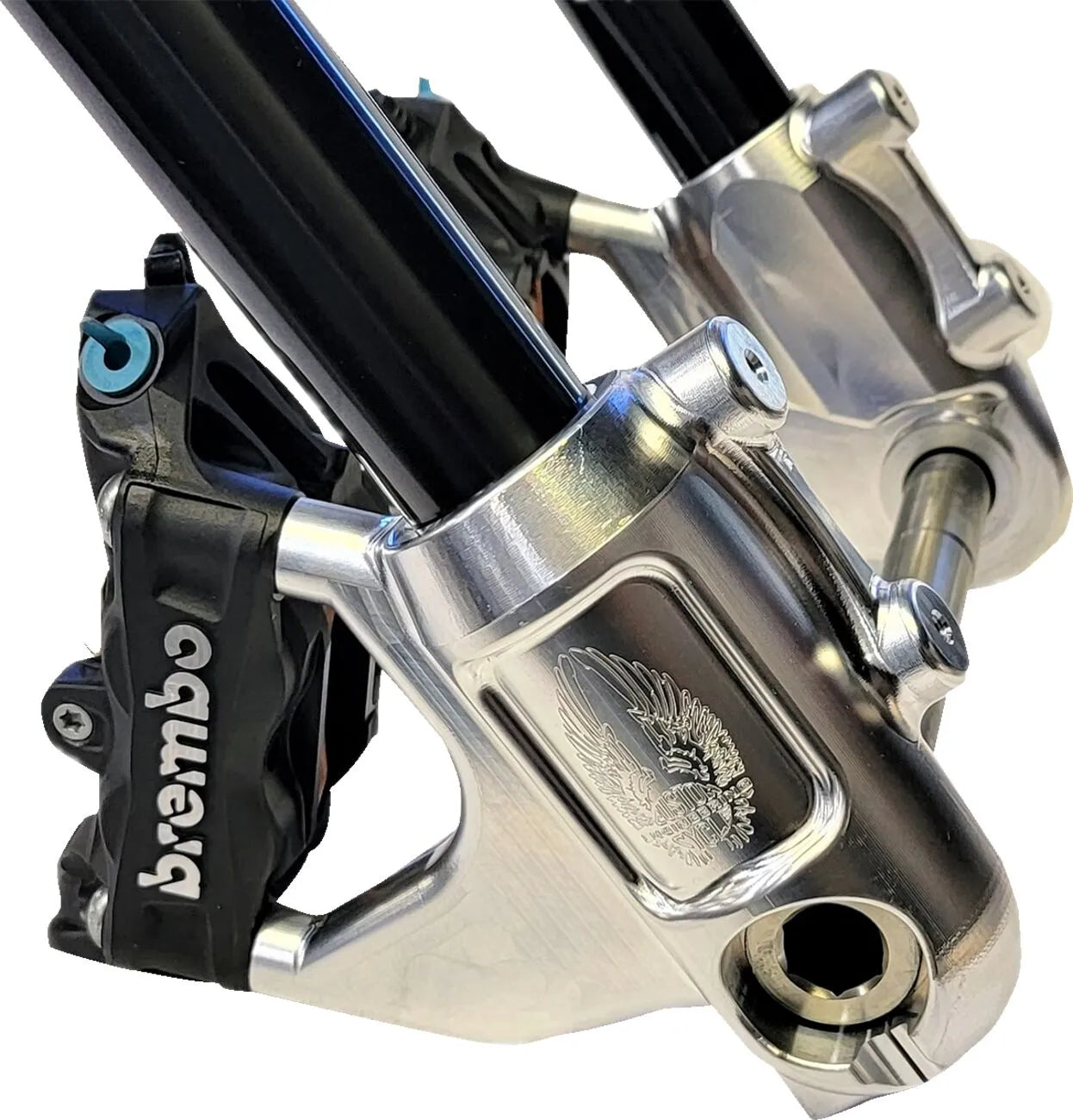 CUSTOM CYCLE ENGINEERING Radial Caliper Mount för 43 mm gaffelrör bild 1 PMMEDIA:a8d6740307863631
