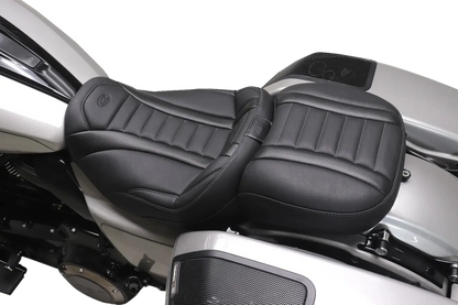 Mustang Wide Deluxe Touring Passenger Seat Sadlar Harley Touring bild 16 PMMEDIA:2ba28496a54964b9