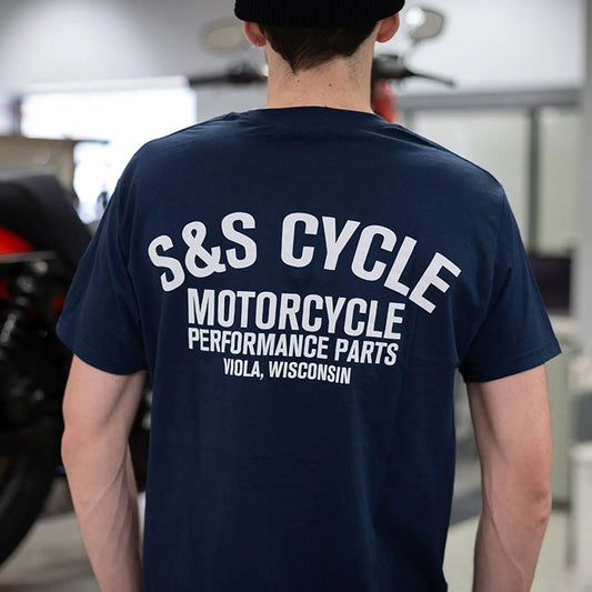 S&S CYCLE Performance T-shirt Navy S bild 1 PMMEDIA:4125c0463e049920