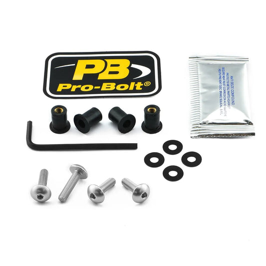 PRO BOLT Aluminium Screen Bolt Kit Silver bild 1 PMMEDIA:5b3616f98ce71aa5