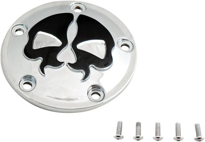 DRAG SPECIALTIES Split Skull Tändpunktslock Krom bild 2 PMMEDIA:ee623c55134dcd92