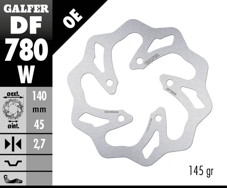 GALFER Wave® Bromsskiva Bak bild 2 PMMEDIA:0d2f0d6752a24c6d