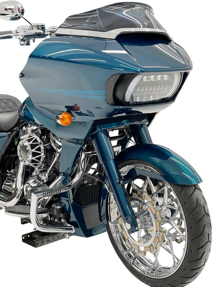 Klock Werks Hugger Series Ventana Front Fender Harley bild 5 PMMEDIA:9d43cf07e23a6908