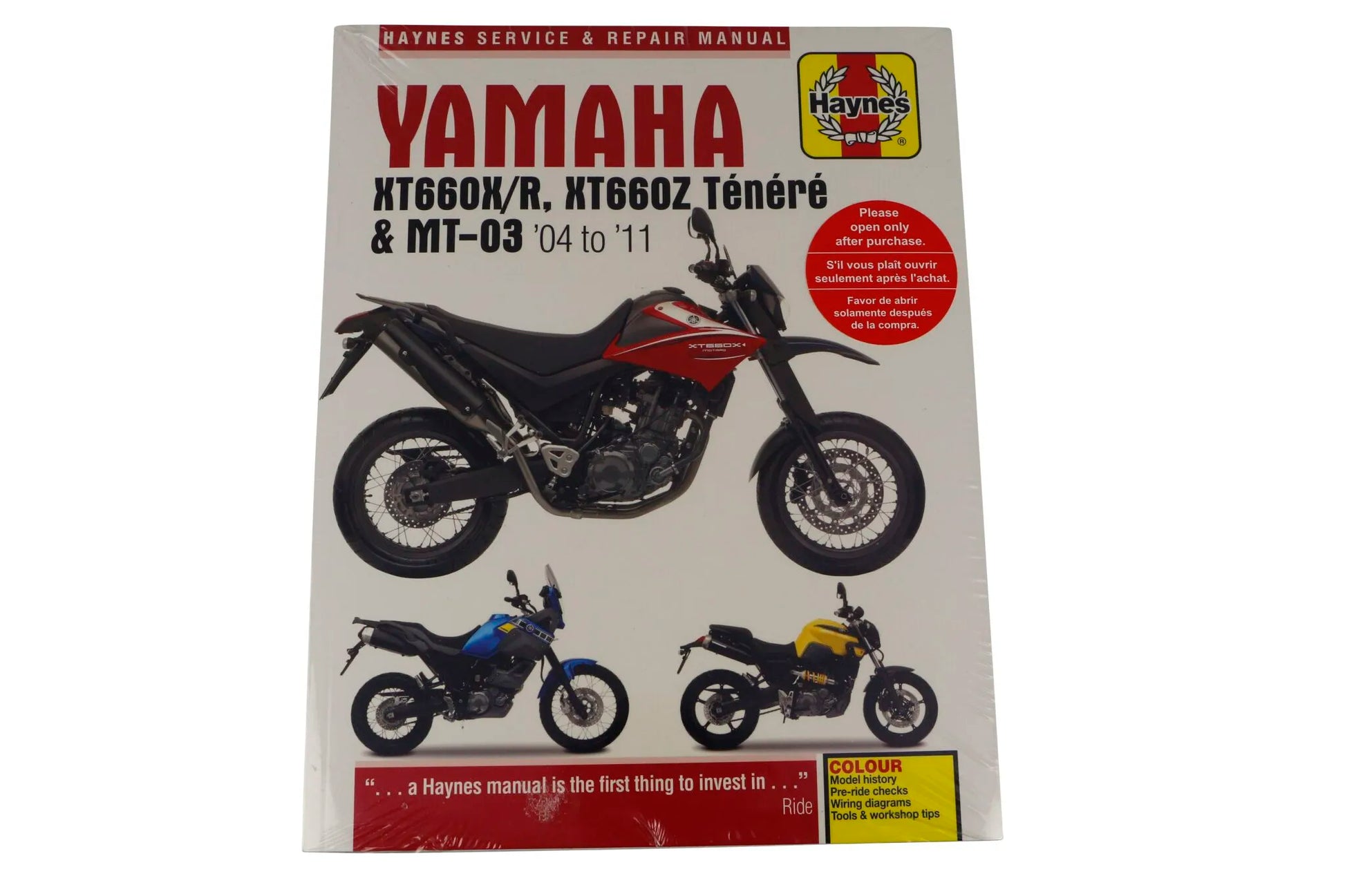 HAYNES Verkstadshandbok Yamaha XT660 & MT-03 (04-) bild 2 PMMEDIA:bf8a80a6c412feef