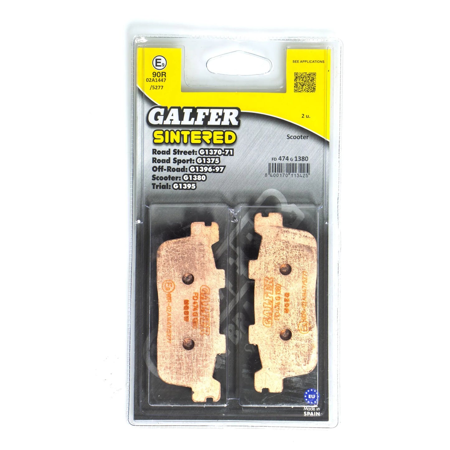 GALFER HH Sinterade Bromsbelägg bild 1 PMMEDIA:f80c9adf57f33089