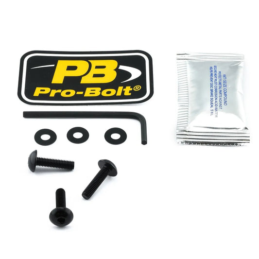 PRO BOLT Aluminium Skruvkit för Skärm Svart bild 1 PMMEDIA:a549a603013599b1