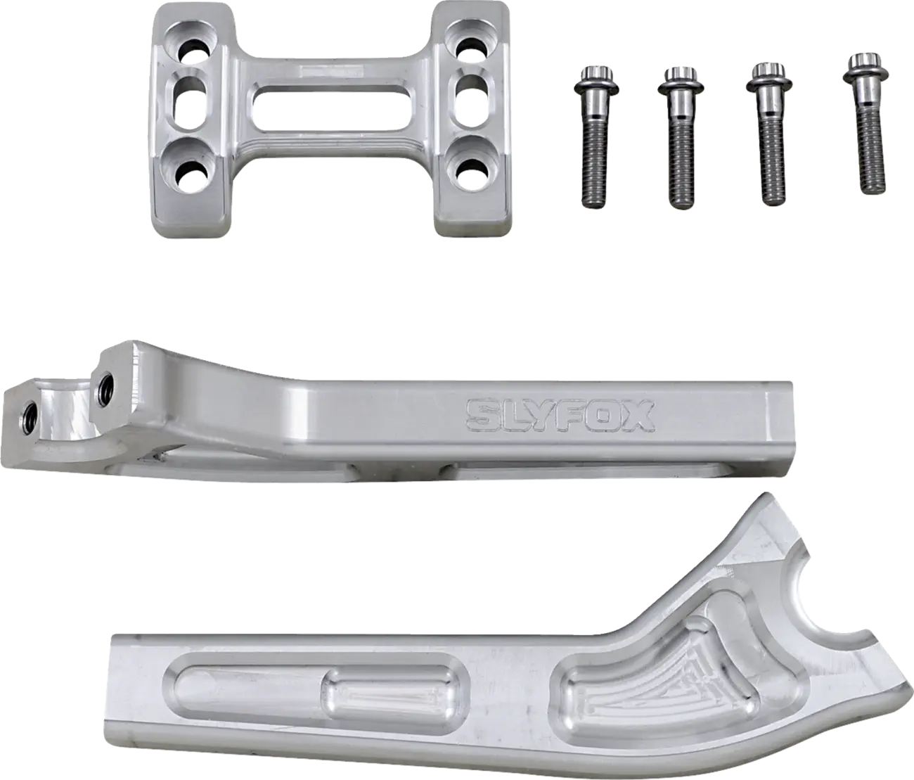 SLYFOX Handlebar Riser Kit 8" RAW Aluminium bild 4 PMMEDIA:7c2a798dc04f8867