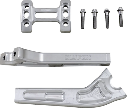 SLYFOX Handlebar Riser Kit 8" RAW Aluminium bild 4 PMMEDIA:7c2a798dc04f8867