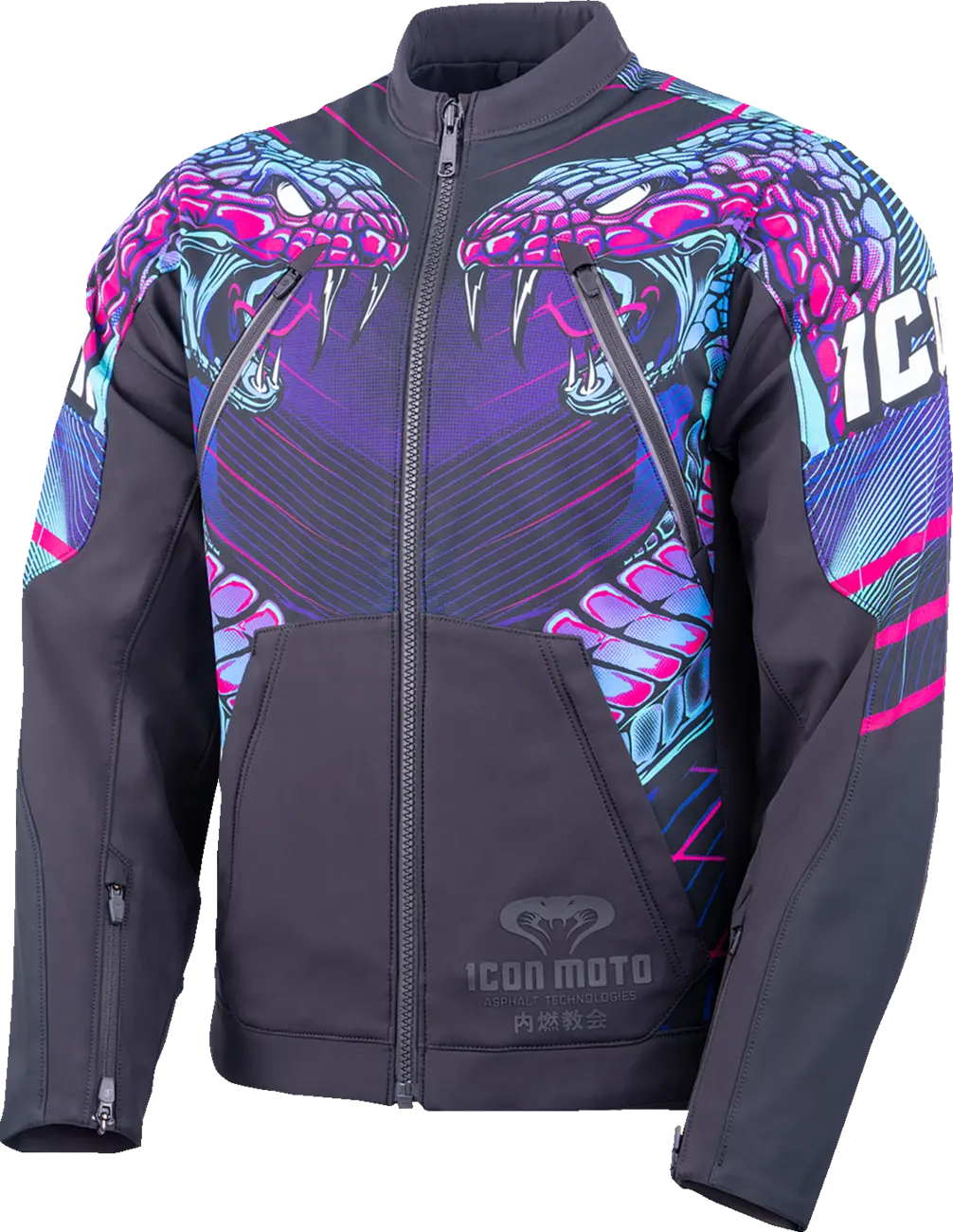 Icon Synthwave Merc3 Lazer Cobra™ Jacka textil herr bild 1 PMMEDIA:a483a7337212253e