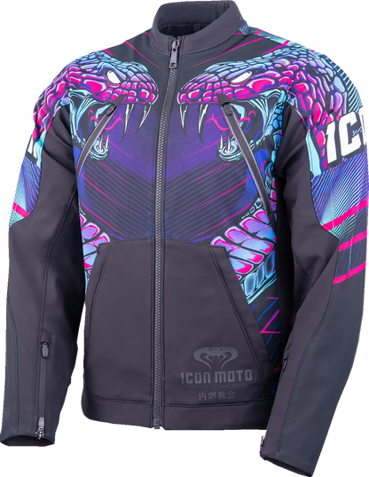 Icon Synthwave Merc3 Lazer Cobra™ Jacka textil herr bild 1 PMMEDIA:a483a7337212253e