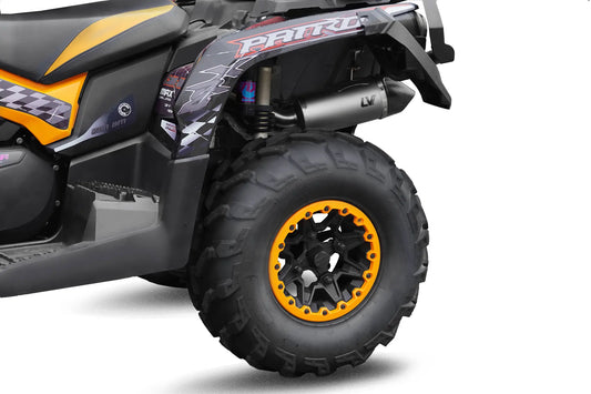LEOVINCE LV One Evo Slip-On Ljuddämpare i Rostfritt Stål för ATV bild 1 PMMEDIA:a3b5316d12367045