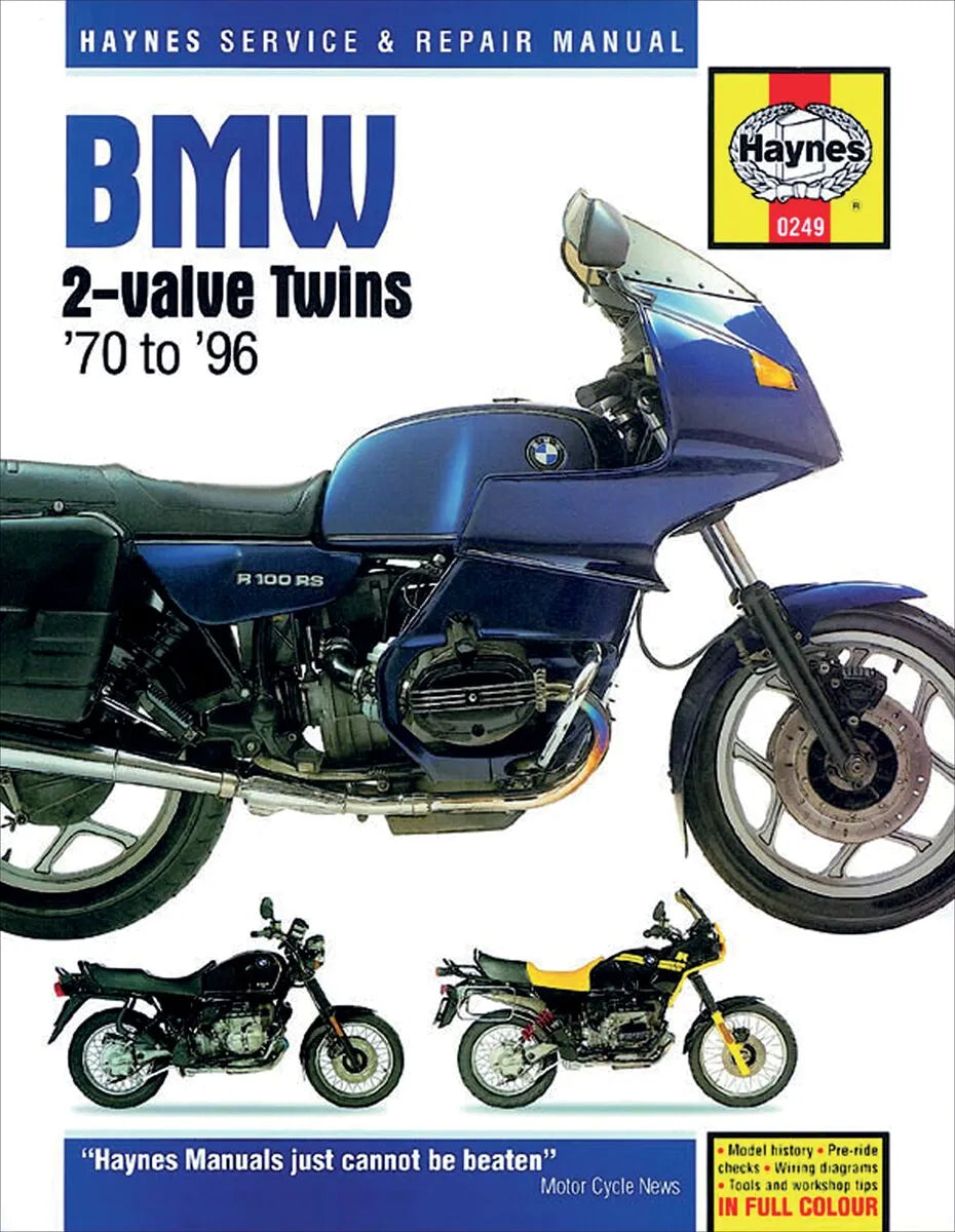 HAYNES Reparationsmanual för BMW 2-ventils Twins bild 1 PMMEDIA:b4b61c4ccd862d7c