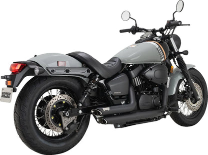 VANCE & HINES Shortshots Staggered Avgasystem för Honda Shadow, Svart bild 4 PMMEDIA:a2003eaa7b730da1