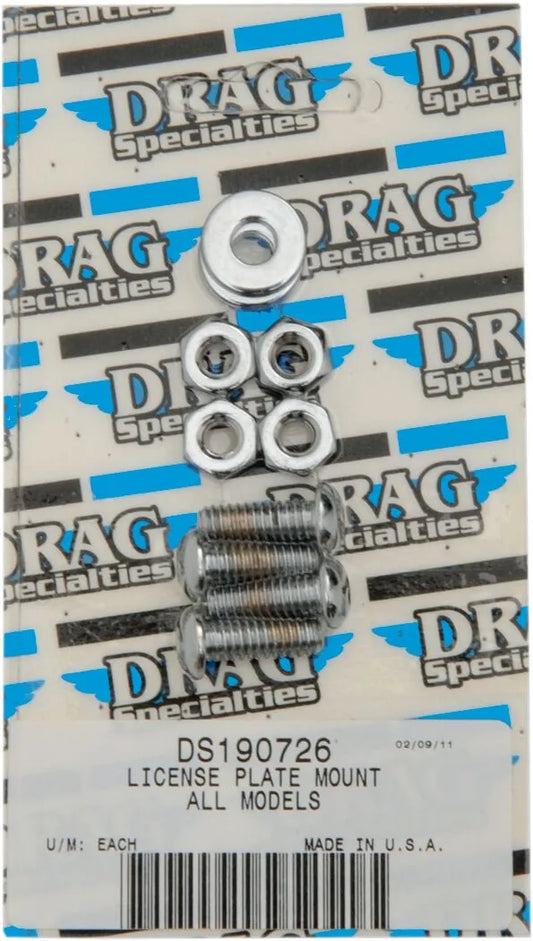 DRAG SPECIALTIES Monteringssats för nummerskyltsbultar bild 1 PMMEDIA:2f79d7cd537e8d2f