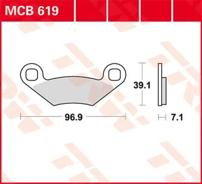 TRW All Round Sintered Metal Bromsbelägg MCB619 bild 1 PMMEDIA:1369a25fc7aa306e