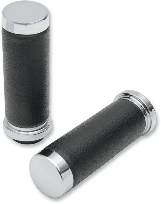 DRAG SPECIALTIES Texturerade Svarta Gummigrepp bild 1 PMMEDIA:2d68bb7d720be7c6