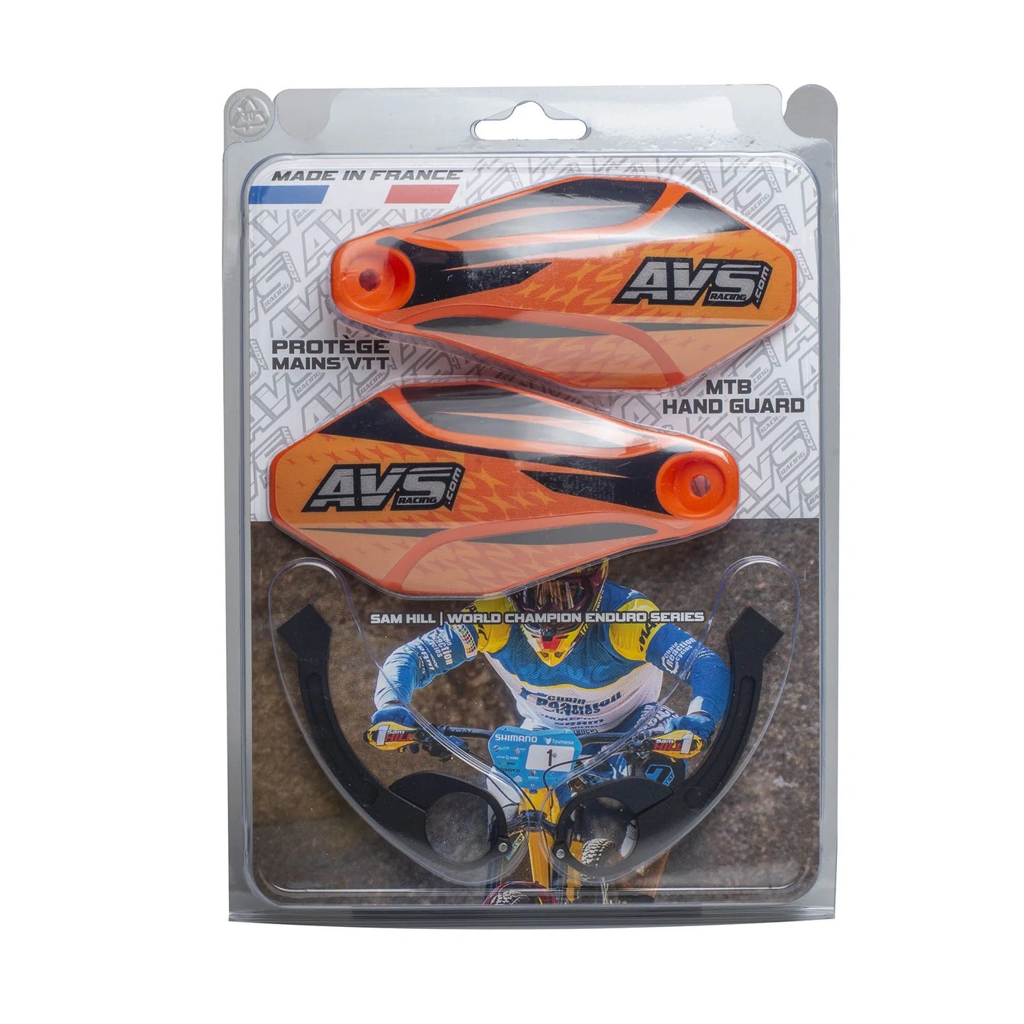 AVS RACING Handguards Kit med aluminiumfästen bild 2 PMMEDIA:da6ac945d1fa09e4