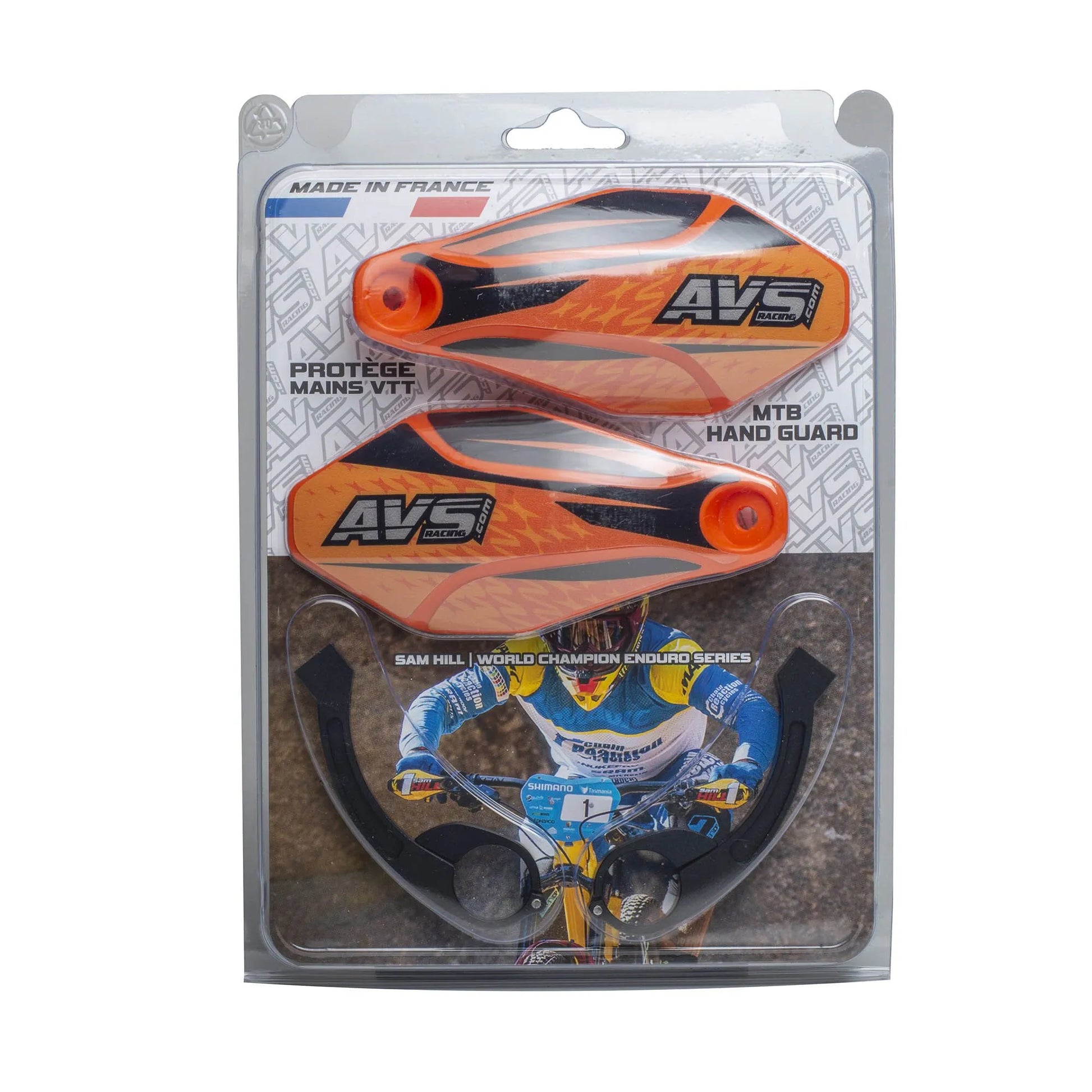 AVS RACING Handguards Kit med aluminiumfästen bild 2 PMMEDIA:da6ac945d1fa09e4