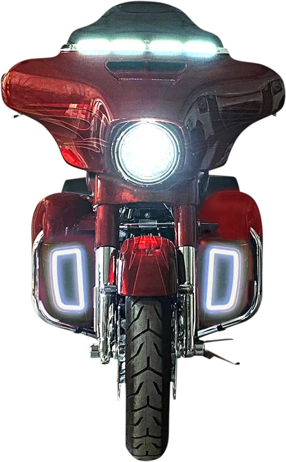 CUSTOM DYNAMICS Lower Fairing Amber/Vit Light Inserts bild 10 PMMEDIA:e5437a3a027639b2
