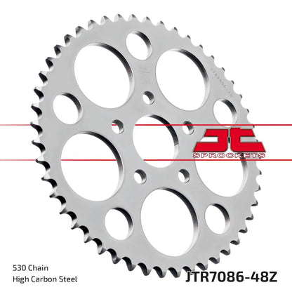 JT SPROCKETS Bakdrev Stål 48T 530 Zink bild 1 PMMEDIA:3f113f6c5a49b2ba