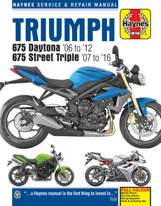 HAYNES Service Manual för TRIUMPH 675 (2006-2016) bild 1 PMMEDIA:14016dd86c145061