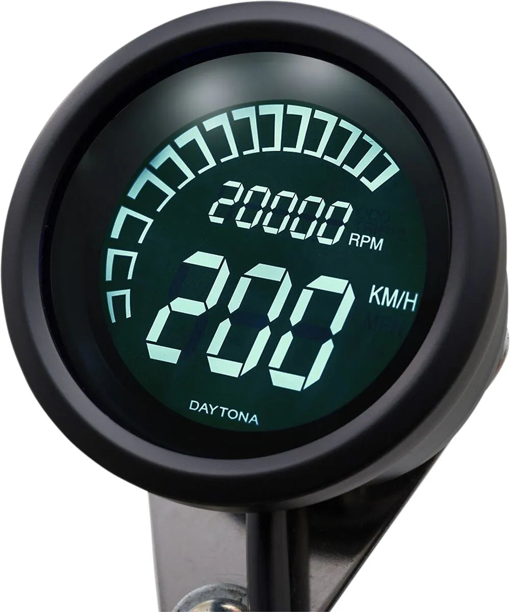 DAYTONA Digitalt Velona Speed+RPM Mätare bild 1 PMMEDIA:39e1ff7a43e959e7