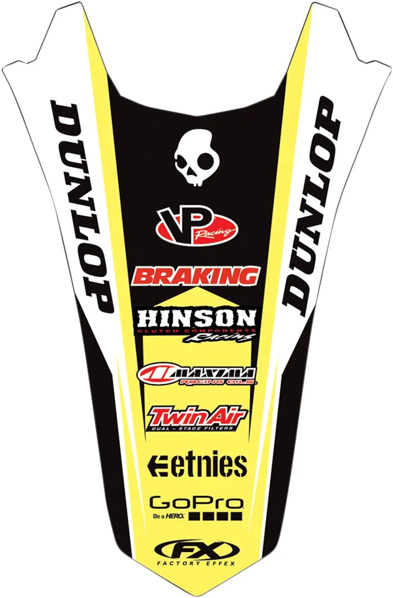 FACTORY EFFEX Bakskärmssats GRAPHIC R-FNDR RMZ250 bild 1 PMMEDIA:8b719c70b40159cf