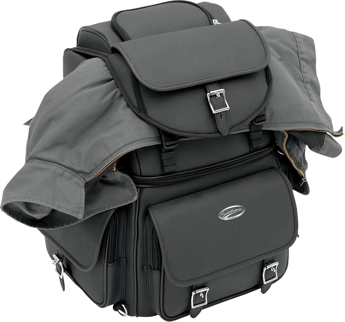SADDLEMEN BR3400EX Sissy Bar Bag med Ryggstöd bild 10 PMMEDIA:d3b8824311cf363c