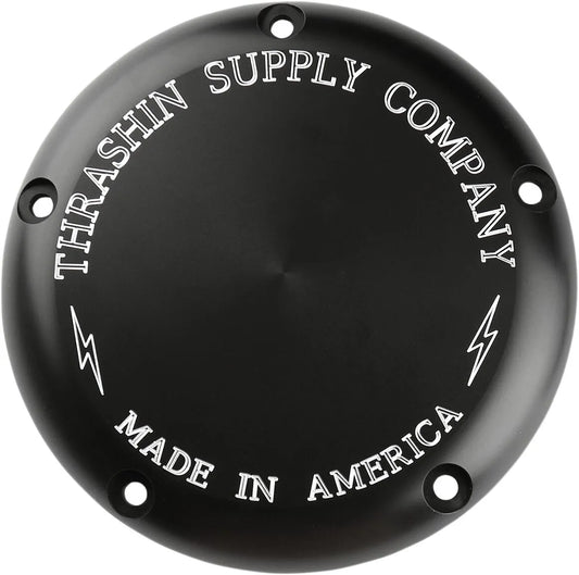 THRASHIN SUPPLY CO. Classic Derby Cover i svart aluminium bild 1 PMMEDIA:e5a71b4013275f6f