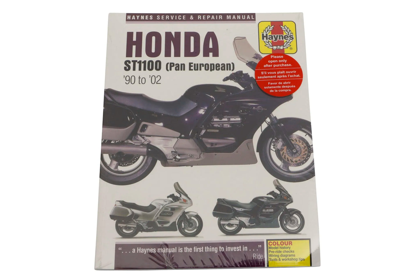 HAYNES Verkstadshandbok för HONDA ST1100 Pan European bild 1 PMMEDIA:276ddbf3f9c26eff
