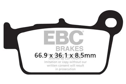 EBC R Series Heavy Duty Sinterade Bromsbelägg bild 1 PMMEDIA:2e6d605615fdda2d