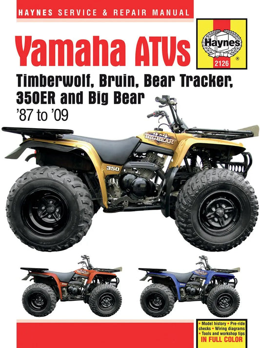 HAYNES Service- och Reparationsmanual Yamaha YFM350 bild 1 PMMEDIA:4b41f0548e55e3e3