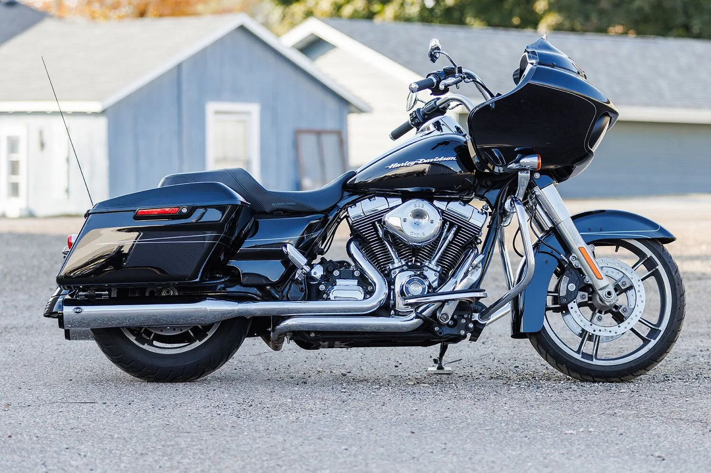 S S Cycle 4-1/2" GNX Slip-On Mufflers Ljuddämpare Harley bild 12 PMMEDIA:562e85c606f4100e