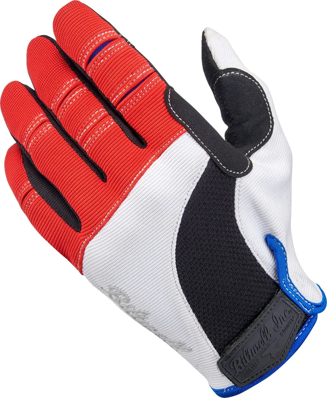 Biltwell Moto Handskar RD/WH/BL Medium bild 1 PMMEDIA:f3c35f951854431a