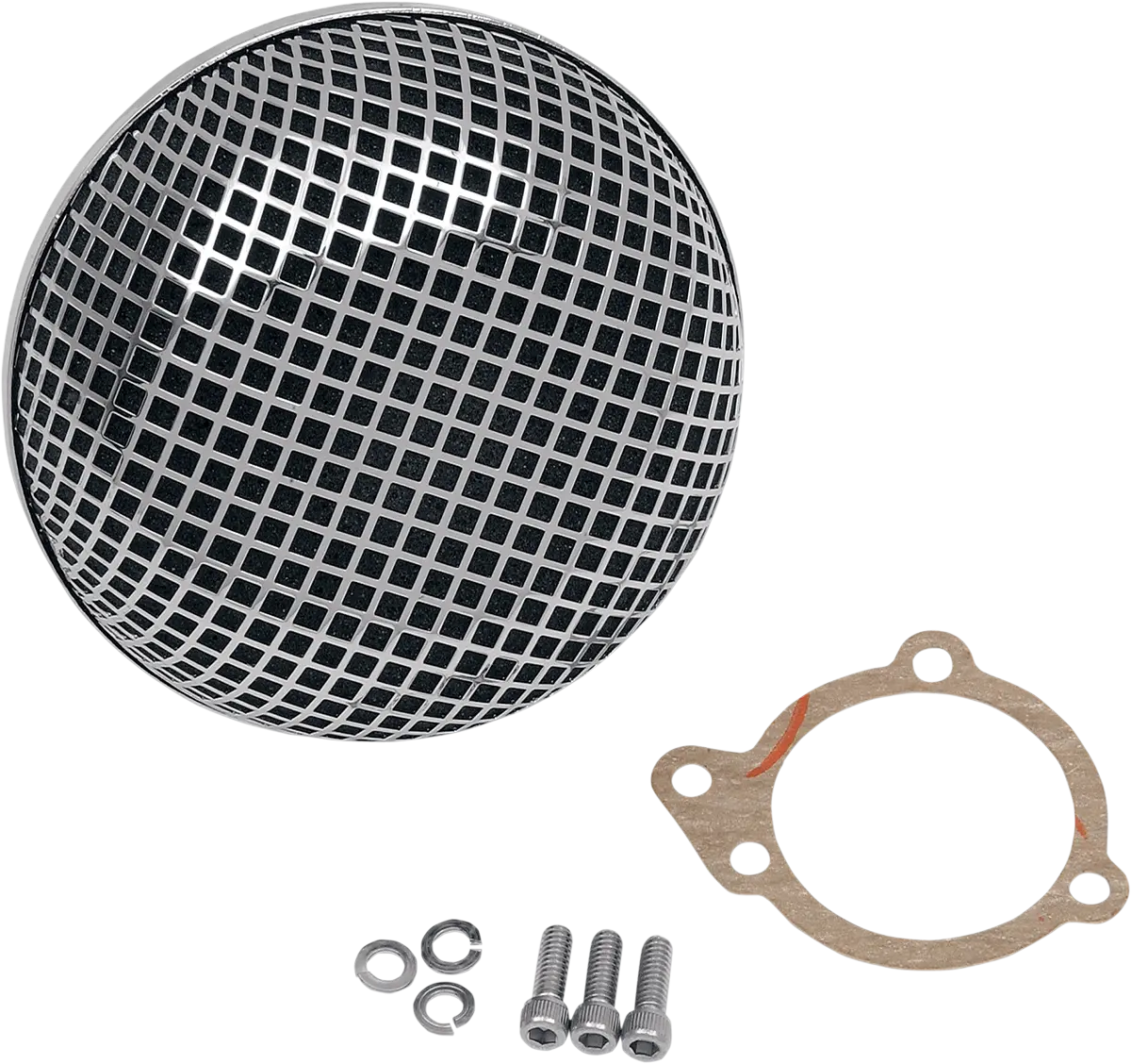 Drag Specialties "Bob" Retro-Style Air Cleaner Kit Luftburkar & tillbehör bild 2 PMMEDIA:2c77dc3e77aaa8d6