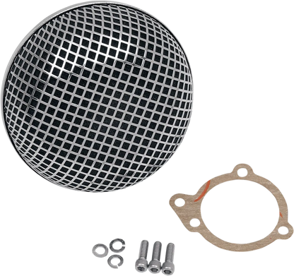 Drag Specialties "Bob" Retro-Style Air Cleaner Kit Luftburkar & tillbehör bild 2 PMMEDIA:2c77dc3e77aaa8d6