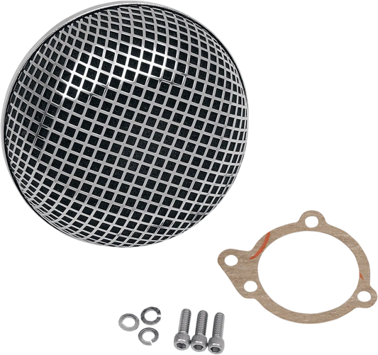 Drag Specialties "Bob" Retro-Style Air Cleaner Kit Luftburkar & tillbehör bild 2 PMMEDIA:2c77dc3e77aaa8d6