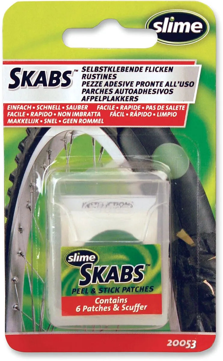 SLIME Skabs självhäftande lagningslappar 6-pack bild 1 PMMEDIA:b5b10dece50a9f27