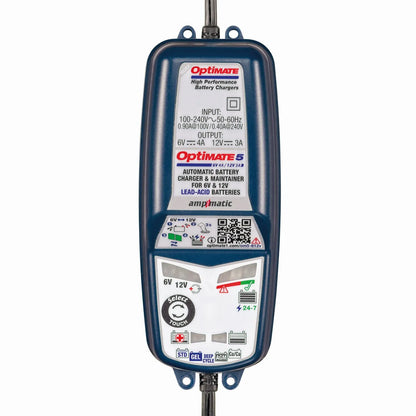 TECMATE OptiMate 5 6V/12V Batteriladdare bild 1 PMMEDIA:a8fa19d4565b8224