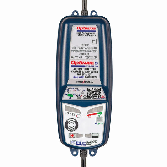 TECMATE OptiMate 5 6V/12V Batteriladdare bild 1 PMMEDIA:a8fa19d4565b8224