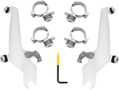 Memphis Shades Metric No-Tool Trigger-Lock Mount Kit for Sportshield Fästdelar & kit för vindrutor bild 18 PMMEDIA:166107d790ce3773