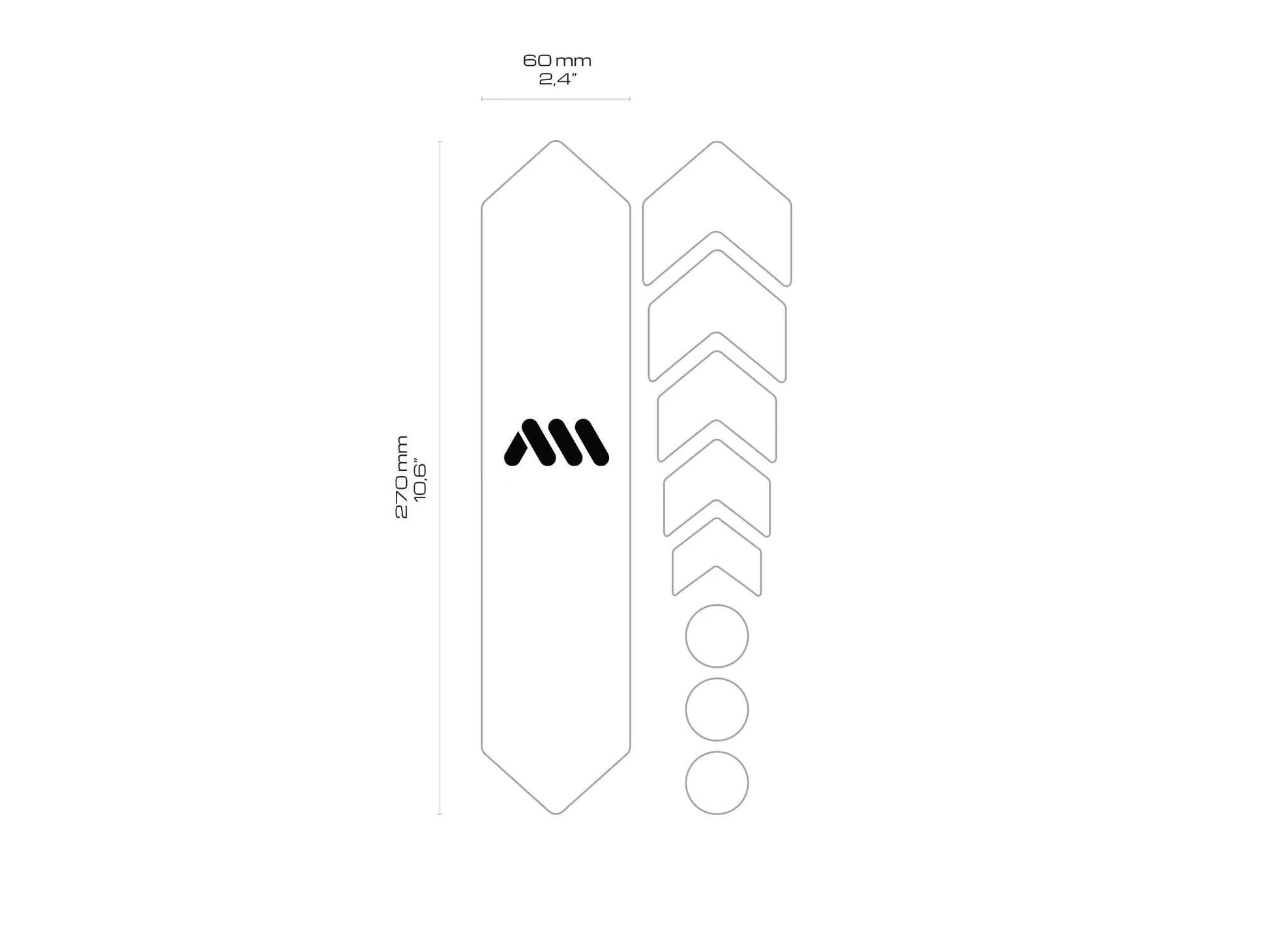 ALL MOUNTAIN STYLE Frame Guard Basic Protection Wolf bild 5 PMMEDIA:799adf70dc30dee6