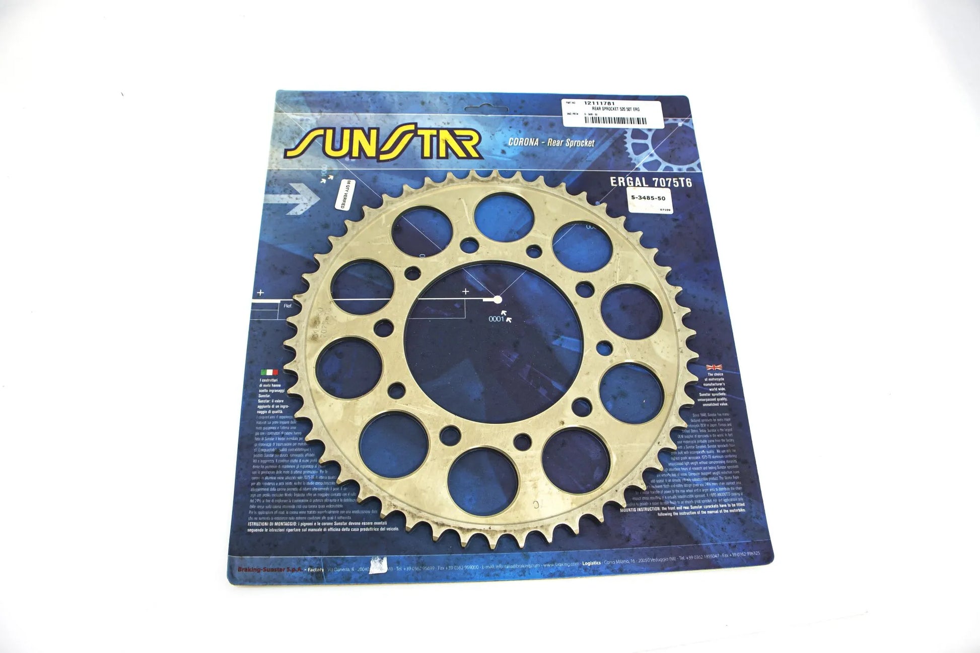 SUNSTAR SPROCKETS Works Triplestar Aluminium Bakdrev 520 50T bild 1 PMMEDIA:9b53d45d30d2c746