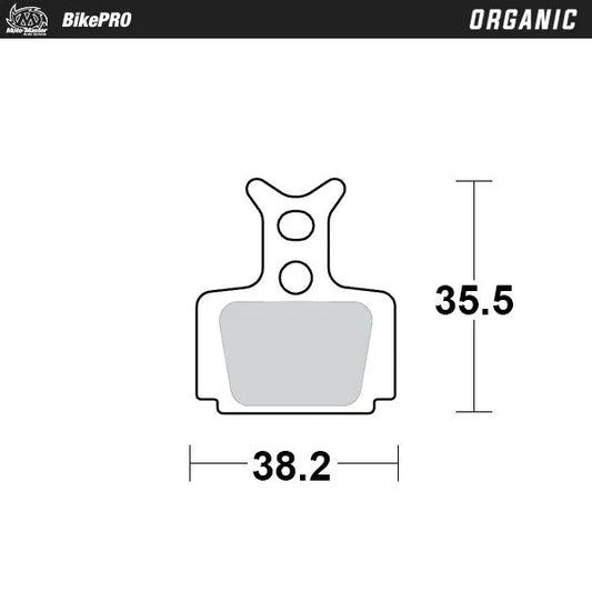 MOTO-MASTER Organiska Bromsbelägg bild 1 PMMEDIA:00d1bb58fba23720